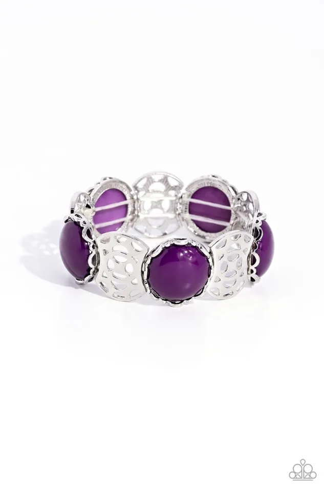 Bracelets Paparazzi Jewelry Paparazzi Bracelet Ethereal Excursion Purple