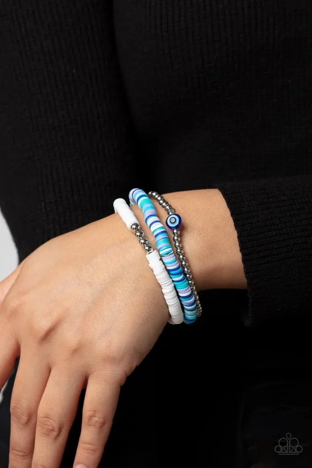 Bracelets Paparazzi Jewelry Paparazzi Bracelet EYE Have A Dream Blue