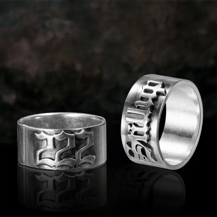 Custom Gothic Name Ring Old English Font Unisex Ring in Brass or Sterling Silver 925 TattooInspired Gothic Name Ring Belbren Rings Custom Gothic Name Ring Old English Font Unisex Ring in Brass or Sterling Silver 925 TattooInspired Gothic Name Ring Belbren Rings