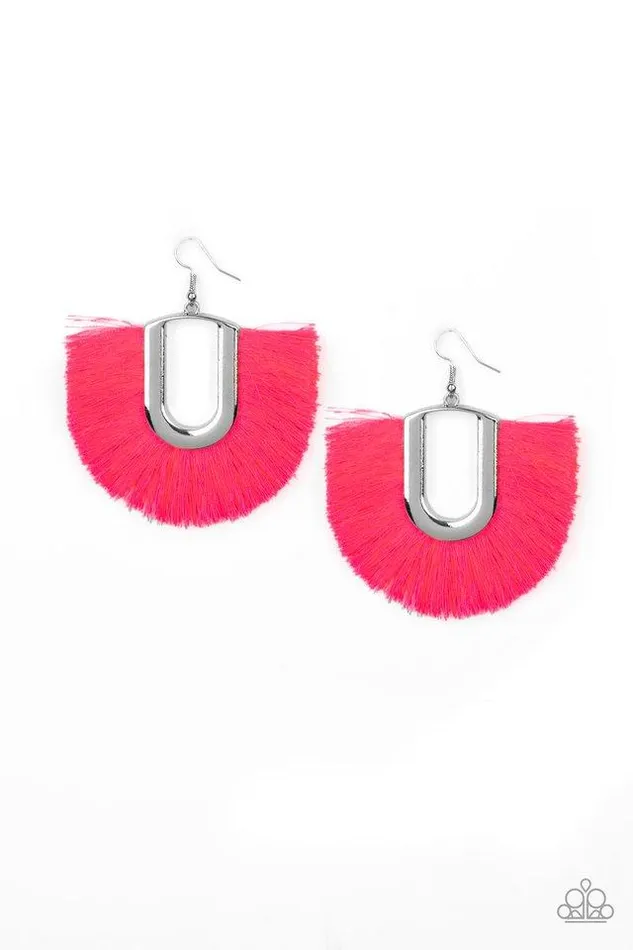 Earrings Paparazzi Earring Tassel Tropicana Pink Paparazzi Jewelry Earrings Paparazzi Earring Tassel Tropicana Pink Paparazzi Jewelry