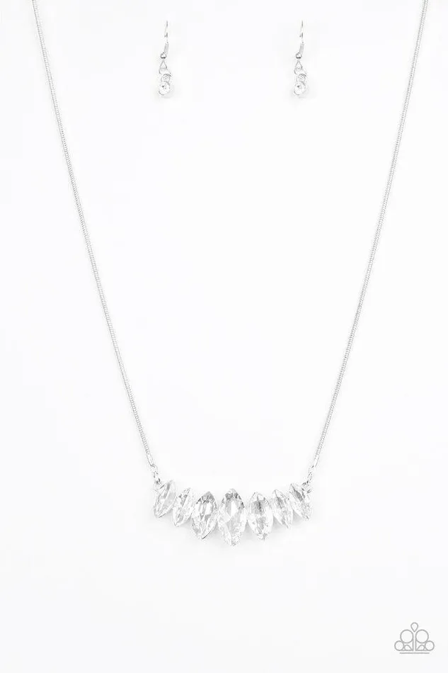 Necklaces Paparazzi Jewelry Paparazzi Necklace Leading Lady White