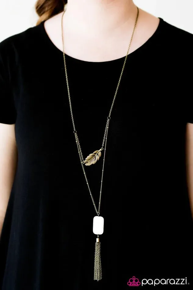 Necklaces Paparazzi Jewelry Paparazzi Necklace Mojave Mesas Brass