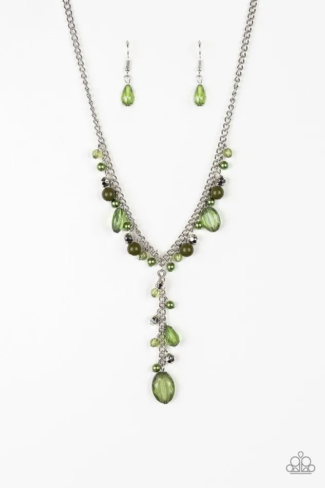 Necklaces Paparazzi Necklace Crystal Couture Green Paparazzi Jewelry