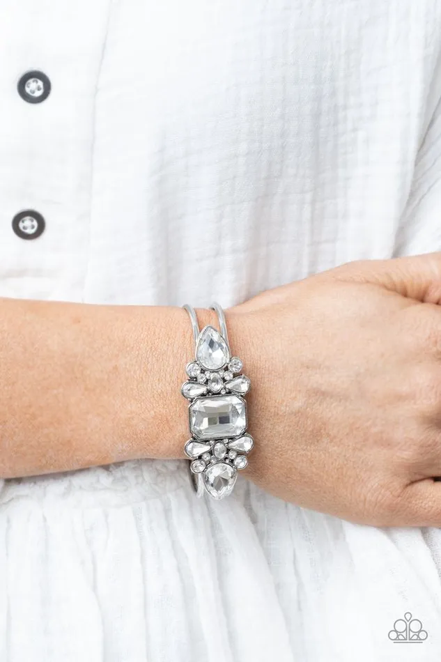 Paparazzi Bracelet Call Me OldFashioned White Paparazzi Jewelry Bracelets