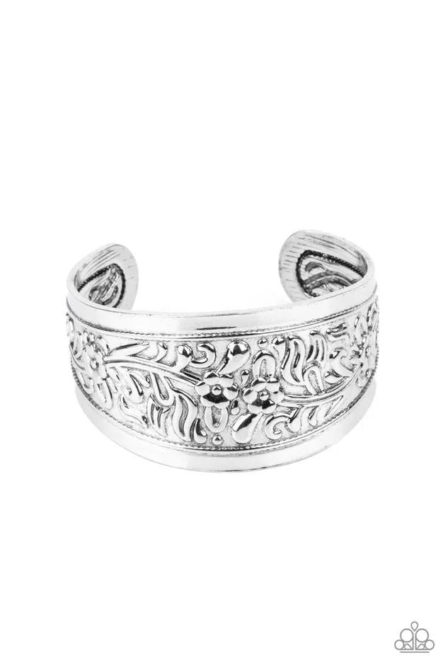 Paparazzi Bracelet Purely Prairie Silver Paparazzi Jewelry Bracelets