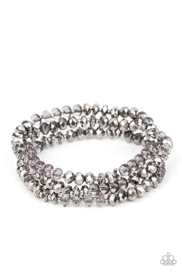 Paparazzi Bracelet Stellar Strut Silver Paparazzi Jewelry Bracelets