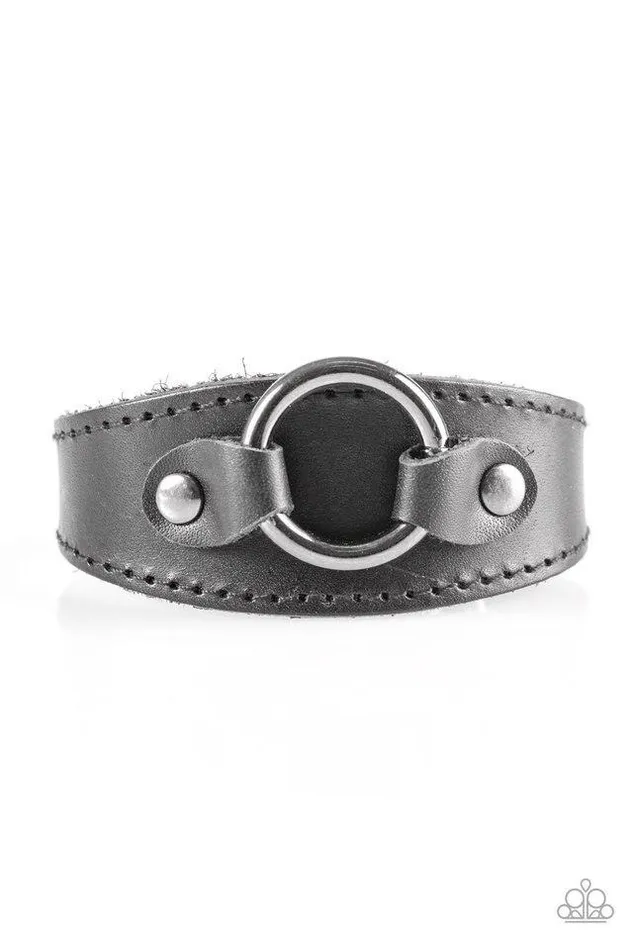 Paparazzi Jewelry Bracelets Paparazzi Bracelet Western Wrangler Black