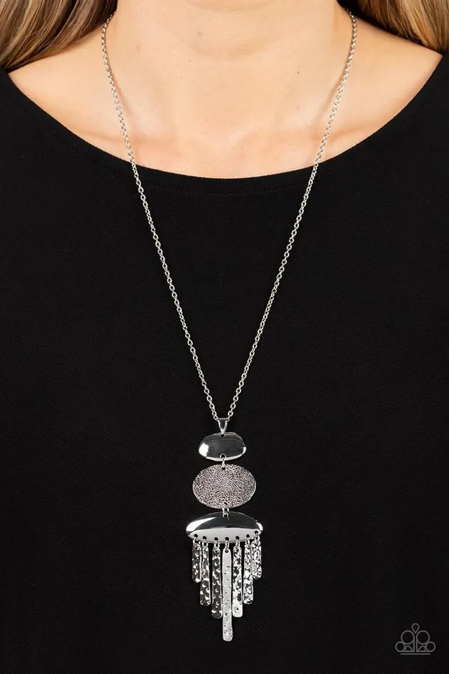 Paparazzi Jewelry Necklaces Paparazzi Necklace After the ARTIFACT Silver
