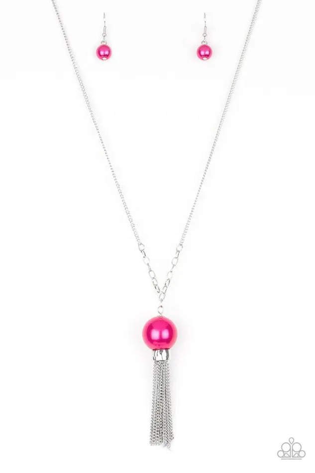 Paparazzi Jewelry Necklaces Paparazzi Necklace Belle of the BALLROOM Pink
