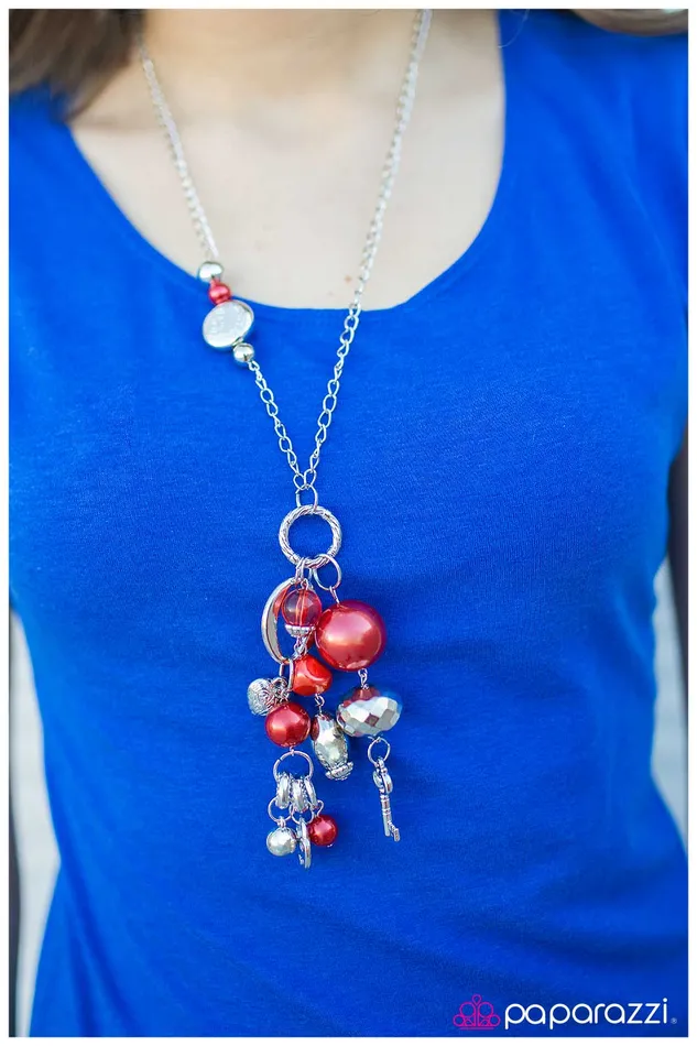 Paparazzi Jewelry Necklaces Paparazzi Necklace Make A Wish Red