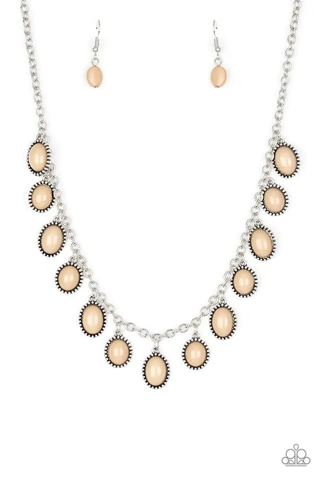 Paparazzi Jewelry Necklaces Paparazzi Necklace Make Some ROAM Brown