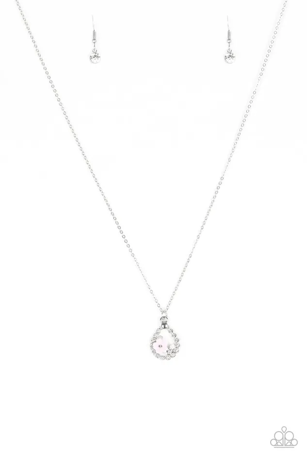 Paparazzi Jewelry Necklaces Paparazzi Necklace Serene Spring Showers Pink