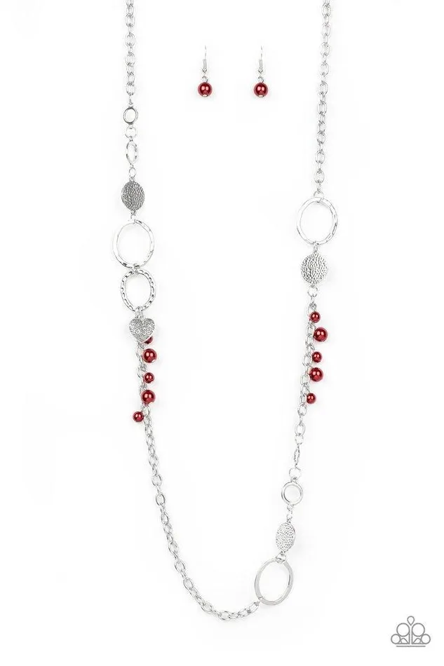 Paparazzi Jewelry Necklaces Paparazzi Necklace Unapologetic Flirt Red