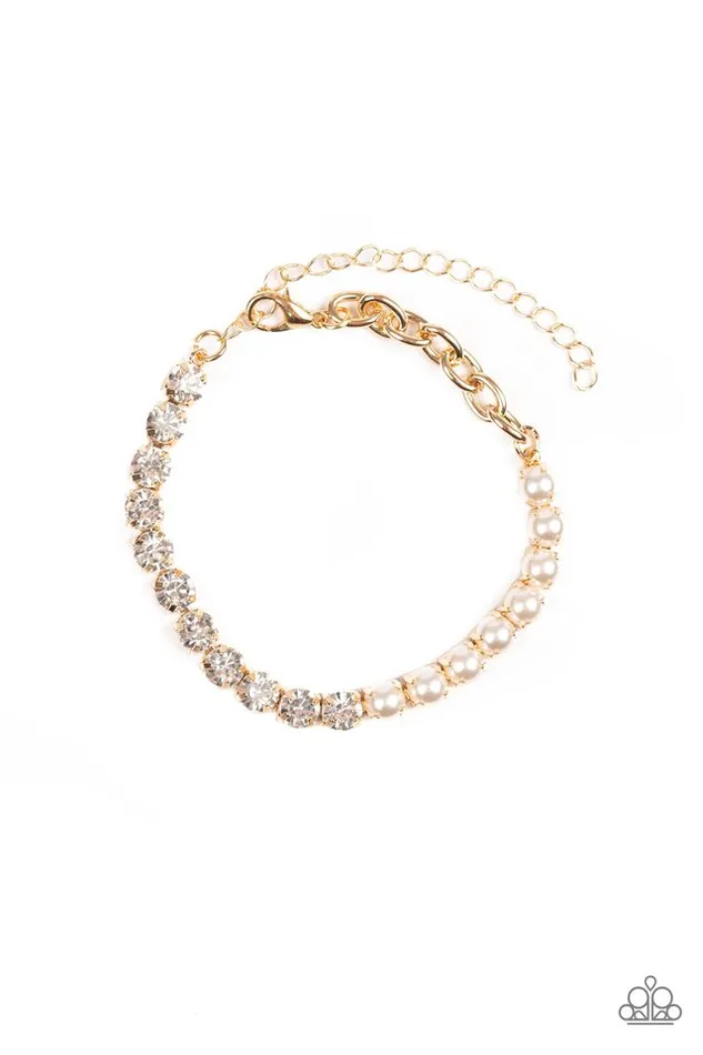 Paparazzi Jewelry Paparazzi Bracelet Out Like A SOCIALITE Gold Bracelets