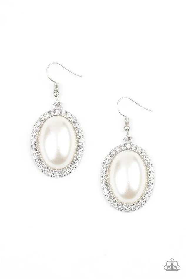 Paparazzi Jewelry Paparazzi Earring Celebrity Crush White Earrings
