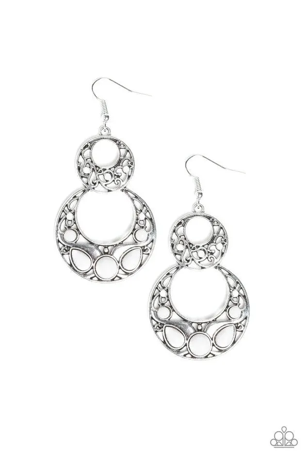 Paparazzi Jewelry Paparazzi Earring West Coast Whimsical White Earrings