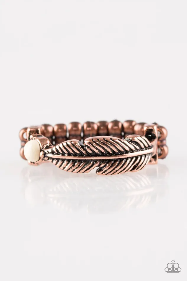 Paparazzi Jewelry Paparazzi Ring Heads or TAILFEATHERS Copper Rings