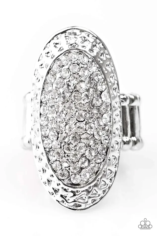 Paparazzi Jewelry Rings Paparazzi Ring KaPOW White