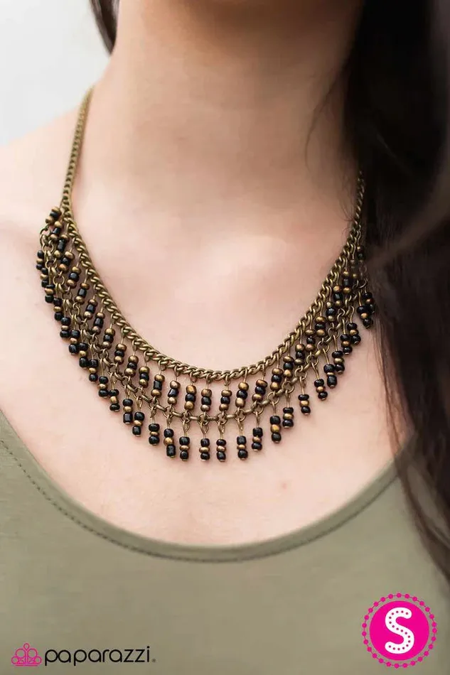 Paparazzi Necklace Dakota Brass Paparazzi Jewelry Necklaces