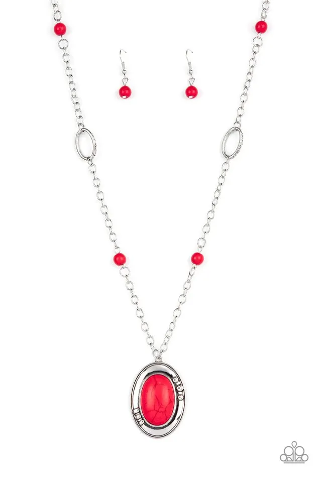 Paparazzi Necklace Mojave Meditation Red Paparazzi Jewelry Necklaces Paparazzi Necklace Mojave Meditation Red Paparazzi Jewelry Necklaces