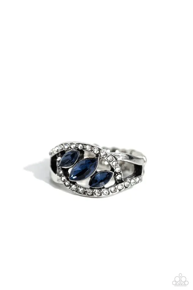Rings Paparazzi Jewelry Paparazzi Ring Stiletto Sparkle Blue Rings Paparazzi Jewelry Paparazzi Ring Stiletto Sparkle Blue