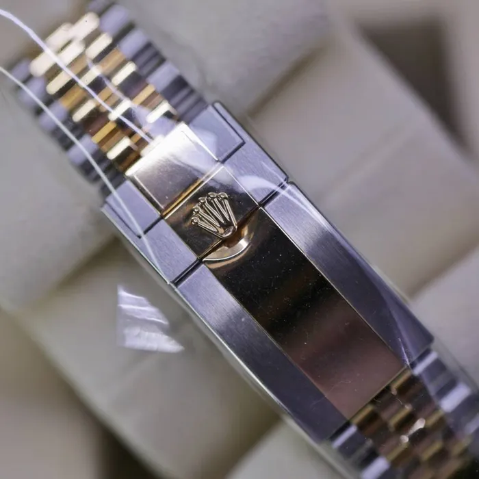 Rolex Bracelets Rolex GMTMaster II Zombie 40mm Ref 126713GRNR Black Dial Grey Black Ceramic Bezel Two Tone Stainless Steel 18K Yellow Gold Jubilee Bracelet Mens Watch