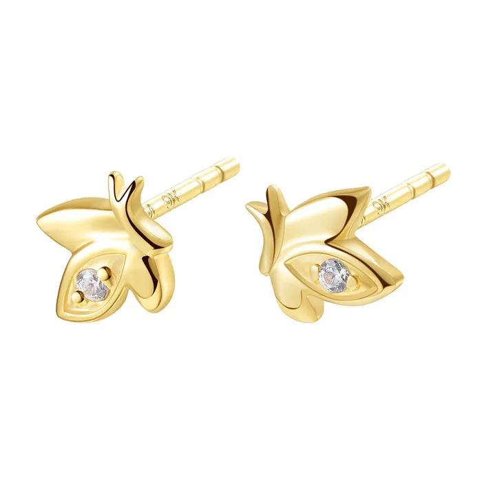 Hey Happiness Earrings Awaken Stud Earrings 9K Gold