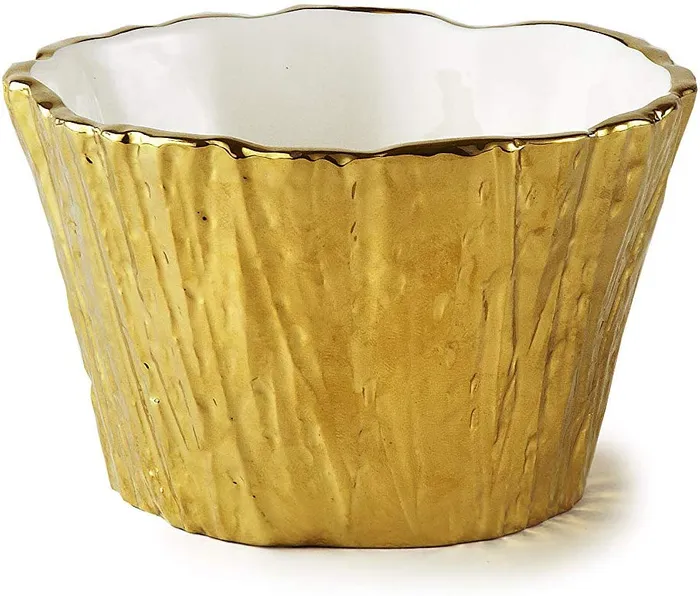 Leeber Necklaces Leeber Gold Tree Bark Bowl Leeber Necklaces Leeber Gold Tree Bark Bowl