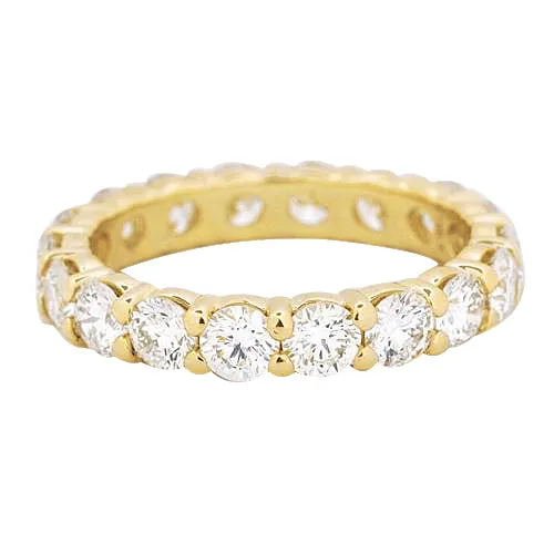 Real Natural Earth Mined Diamond Eternity Wedding Band 360 Carats Yellow Gold Jewelry New GB Rings Real Natural Earth Mined Diamond Eternity Wedding Band 360 Carats Yellow Gold Jewelry New GB Rings