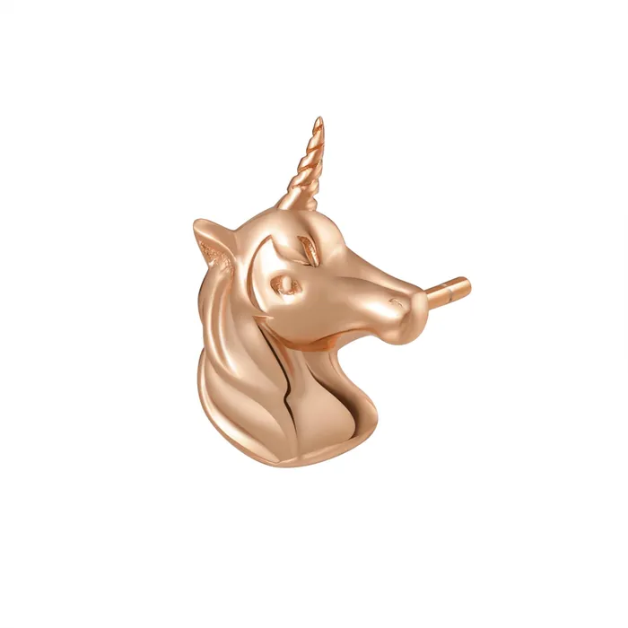 Unicorn Stud Earring Sterling Silver Hey Happiness Earrings Unicorn Stud Earring Sterling Silver Hey Happiness Earrings