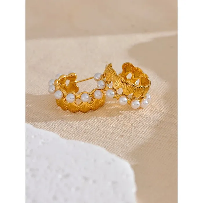 Mabel Love Co Ariel Hoop Earrings Earrings