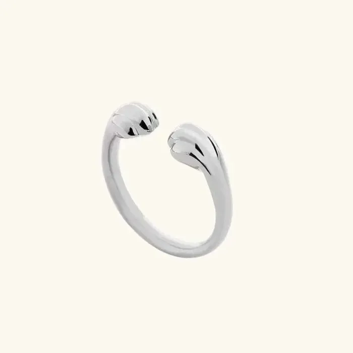 Rings Silver Cute Cat Paw Ring CatCurio Pet Store