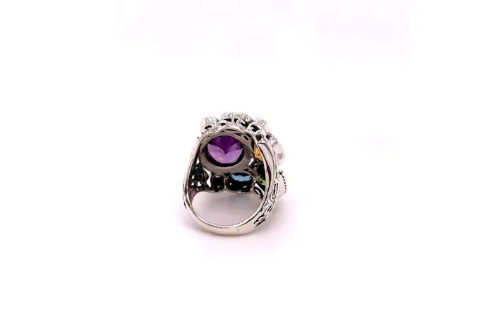 Samuel B Rings Madeira Ring Multi Gemstones