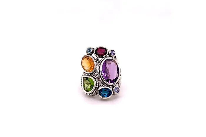 Samuel B Rings Madeira Ring Multi Gemstones